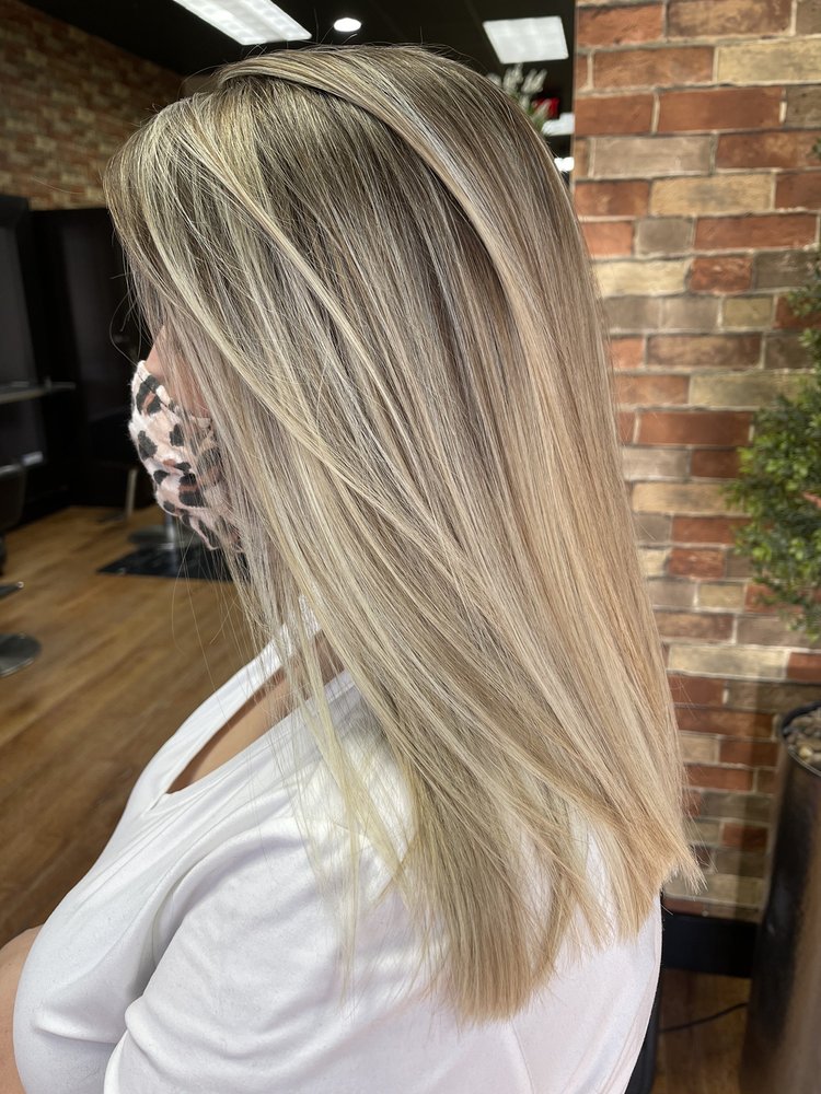 Platinum lengths — Hair by Kimmie client work