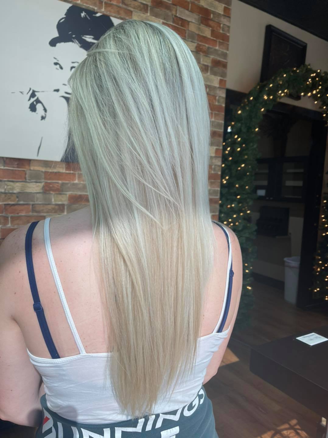 Long platinum — Hair by Kimmie client work