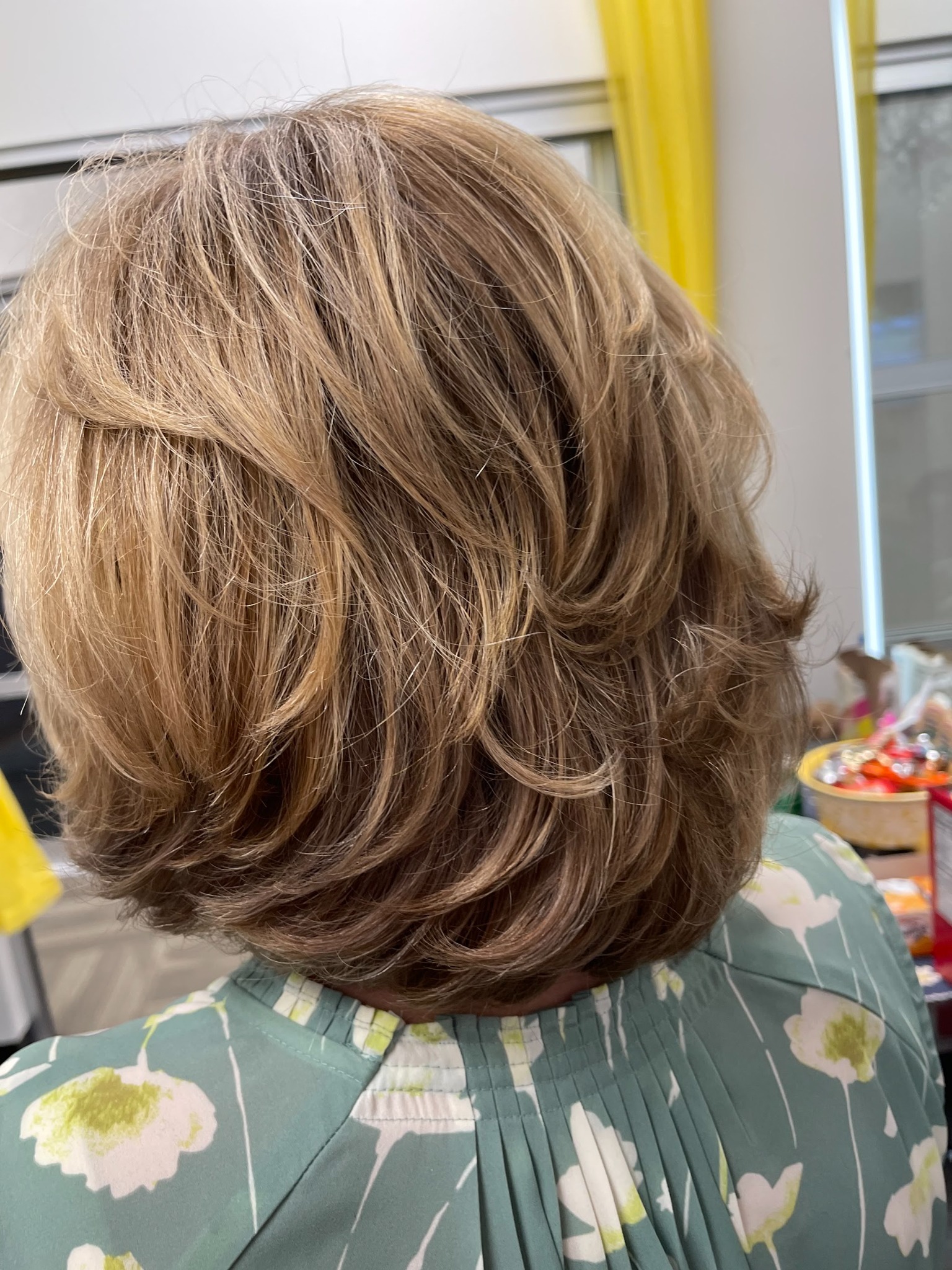 Layered brunette cut — Hair by Kimmie client work