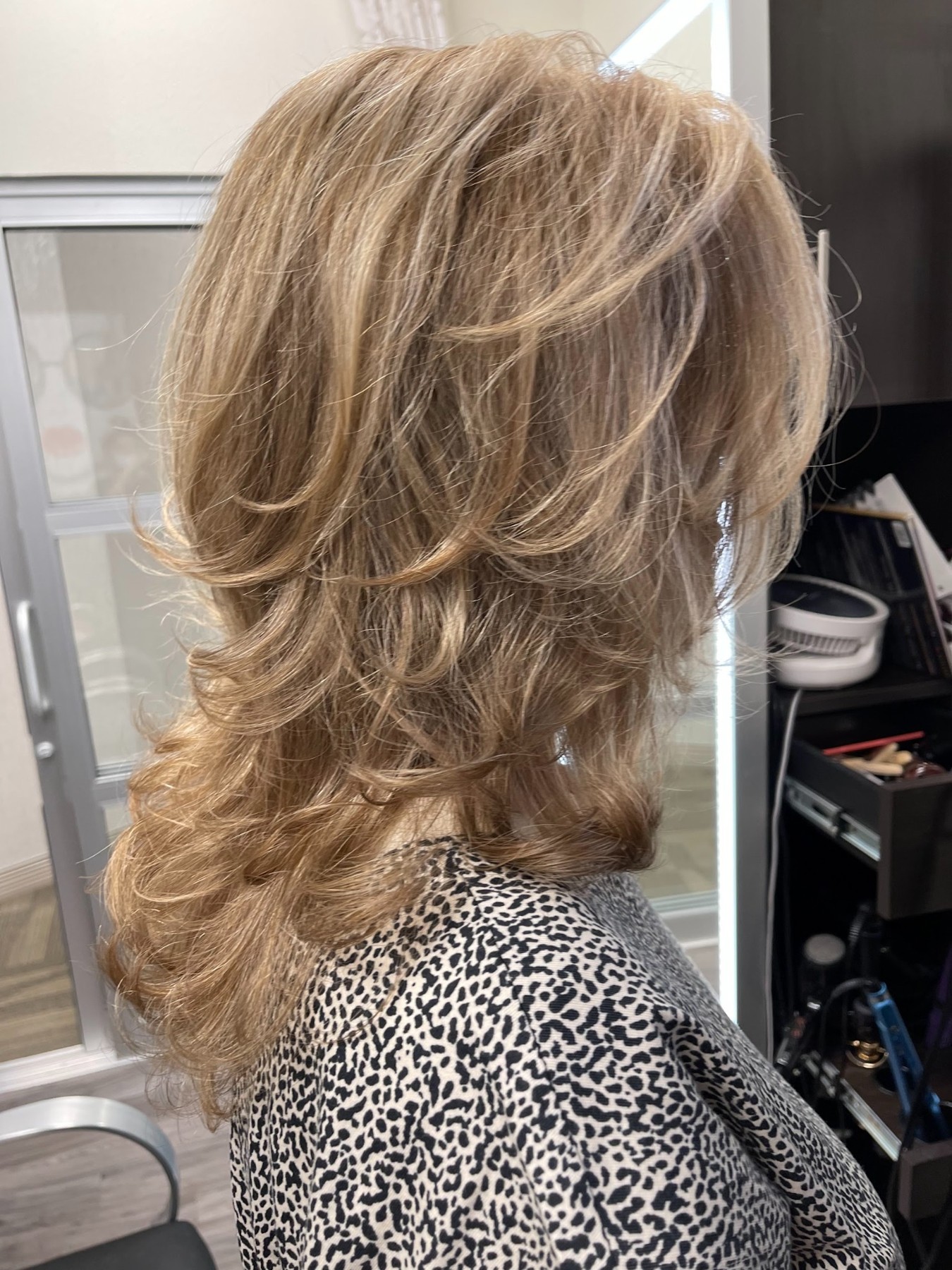 Golden blonde layers — Hair by Kimmie client work